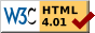HTML 4.01 Transitional valido